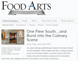 One Flew South…and Burst into the Culinary Scene
