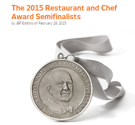 The 2015 Restaurant and Chef Award Semifinalists